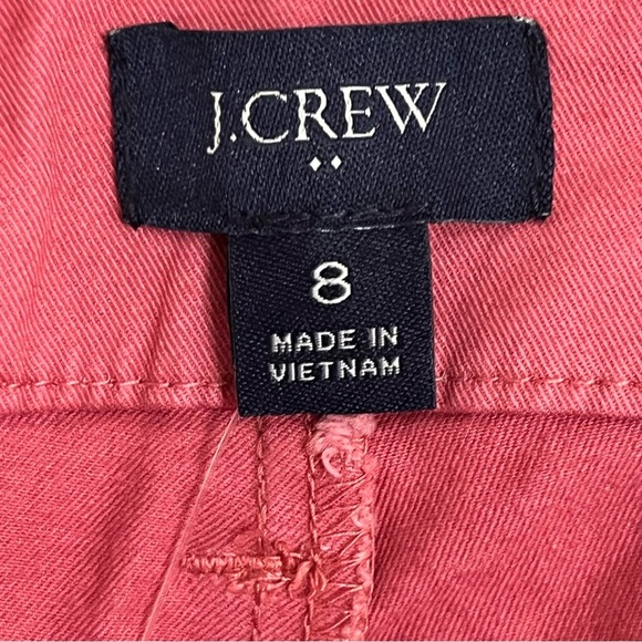 NWT Women’s J. Crew Factory Frankie Bermuda Chino Shorts 9” Inseam Size 8 Pink - Picture 7 of 12